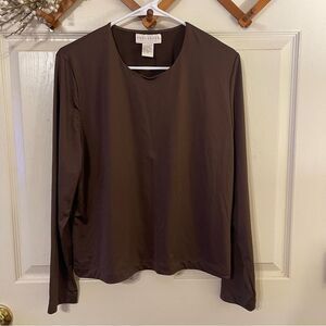 Doncaster Chocolate Long Sleeve Tee